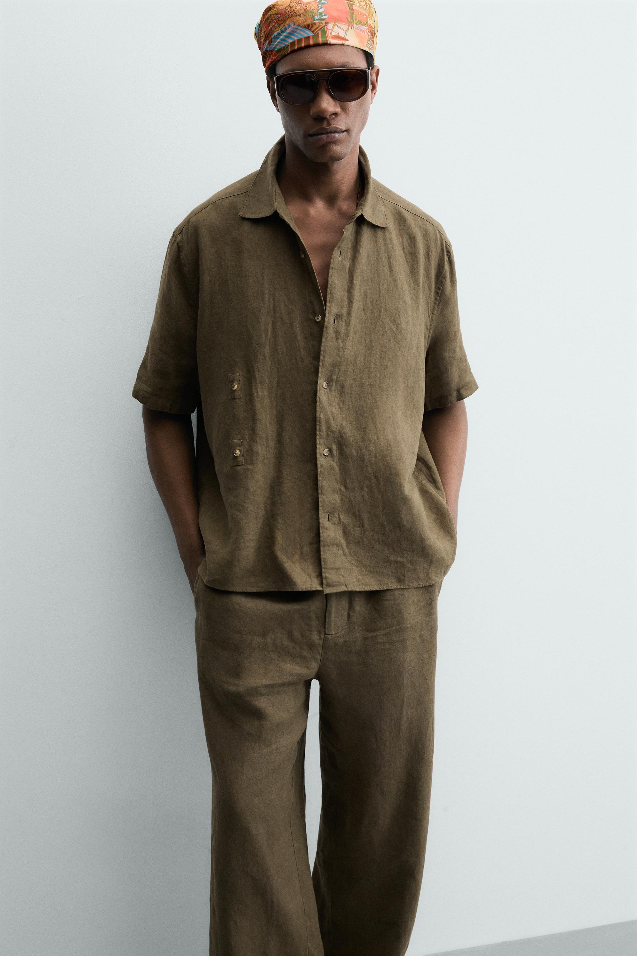 100% LINEN RELAXED FIT SHIRT